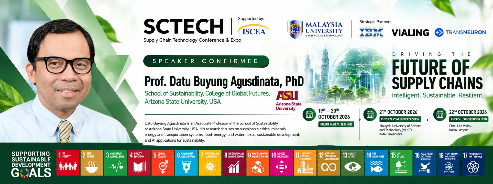 Prof. Datu Buyung Agusdinata — Associate Professor, Sustainability Science and Analytics, University of Twente